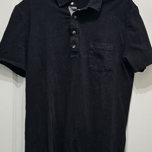 Express Men's Dark Polo Shirt